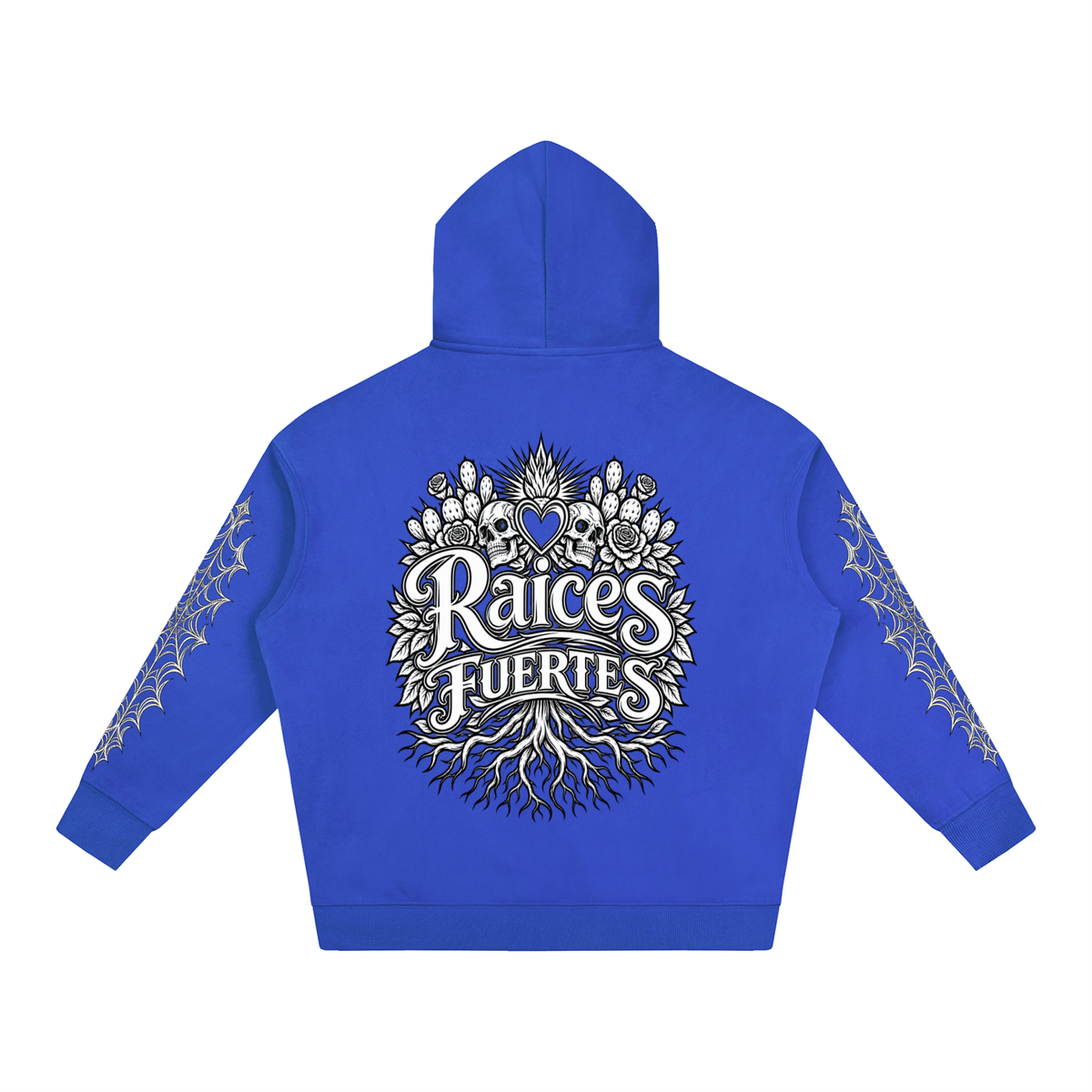 Skulls Oversize Fleeced Hoodie