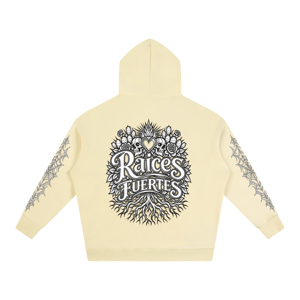 Skulls Oversize Fleeced Hoodie