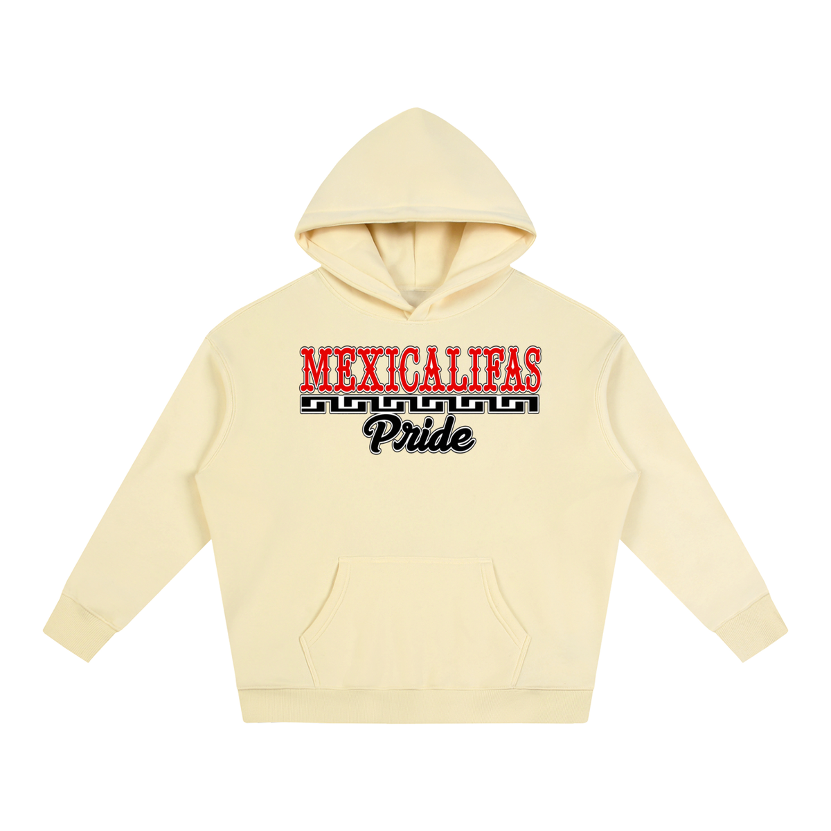 Mexicalifas Pride 2.0 Oversize Fleeced Hoodie