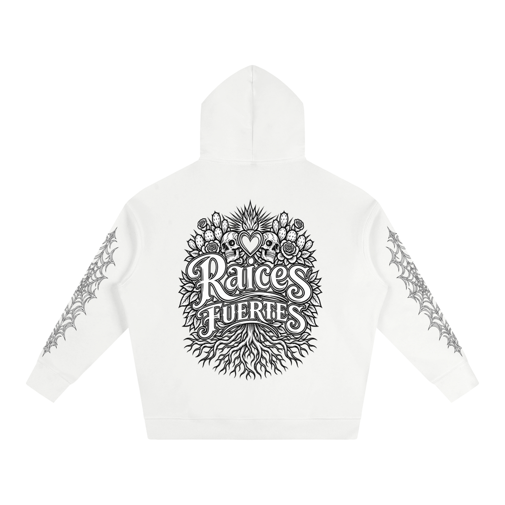Skulls Oversize Fleeced Hoodie