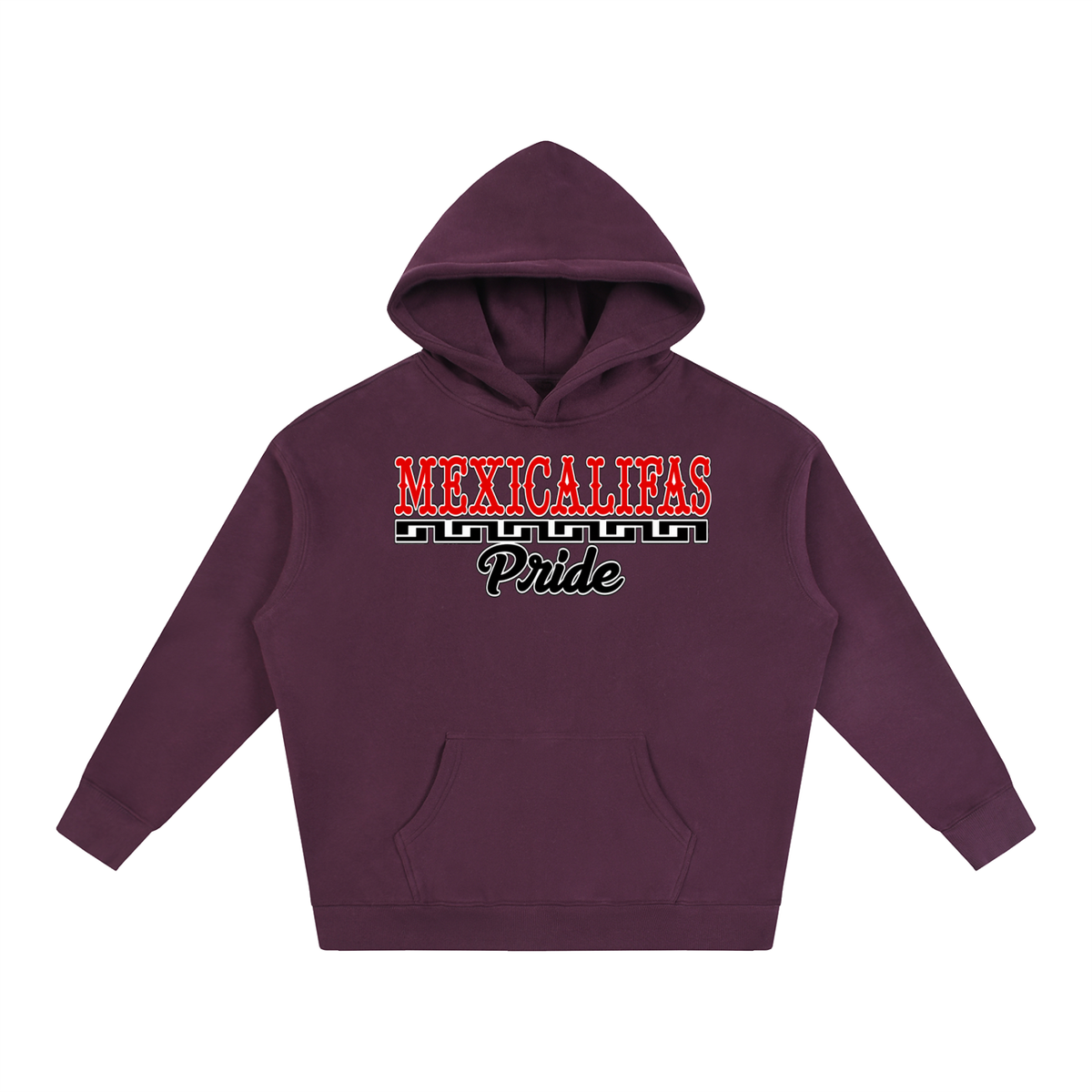 Mexicalifas Pride 2.0 Oversize Fleeced Hoodie