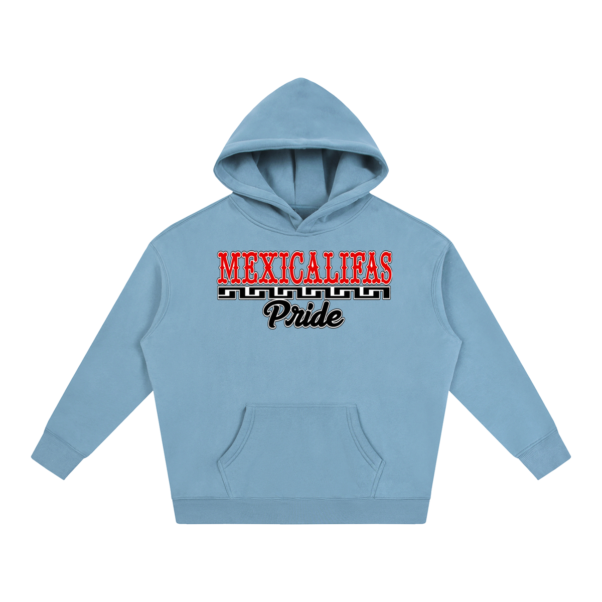 Mexicalifas Pride 2.0 Oversize Fleeced Hoodie