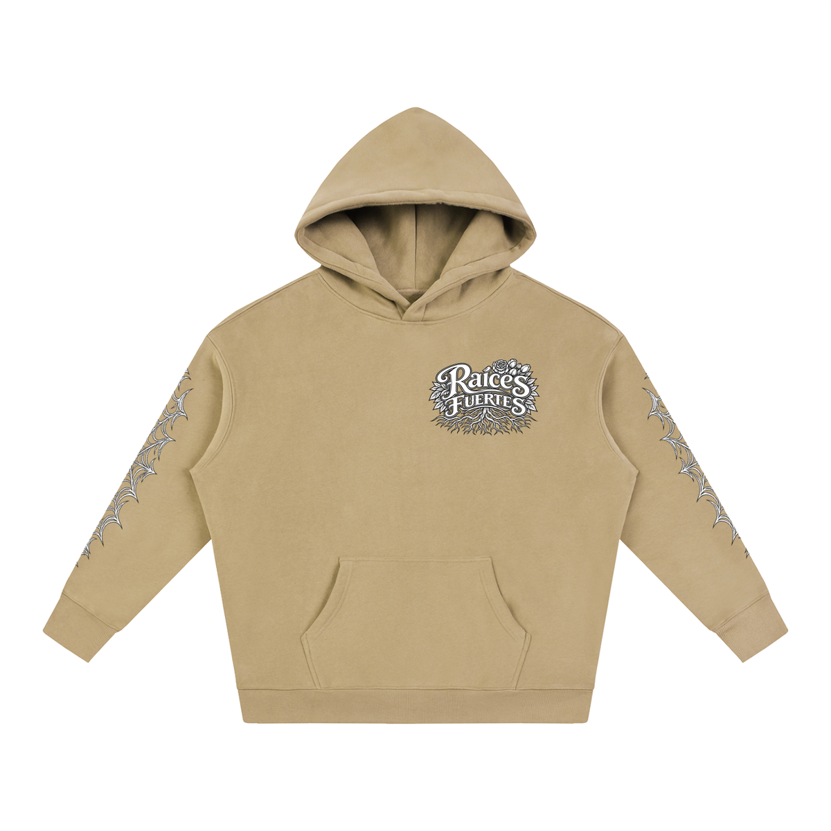 Skulls Oversize Fleeced Hoodie