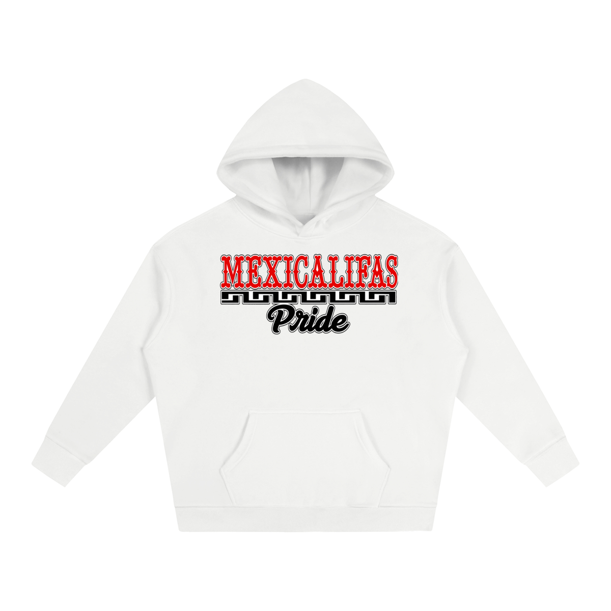Mexicalifas Pride 2.0 Oversize Fleeced Hoodie