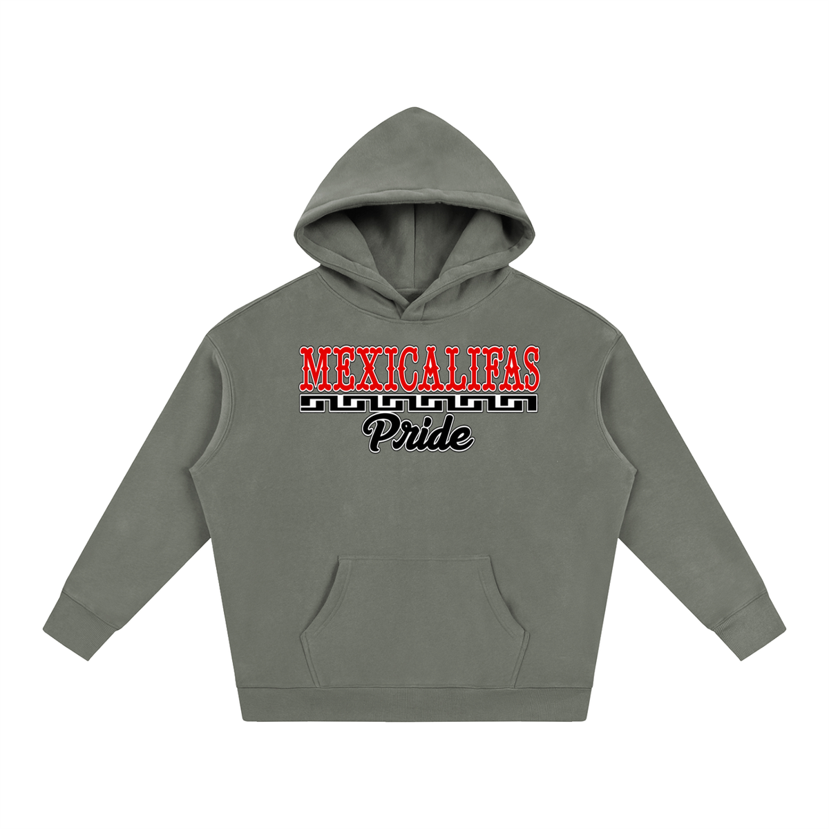 Mexicalifas Pride 2.0 Oversize Fleeced Hoodie