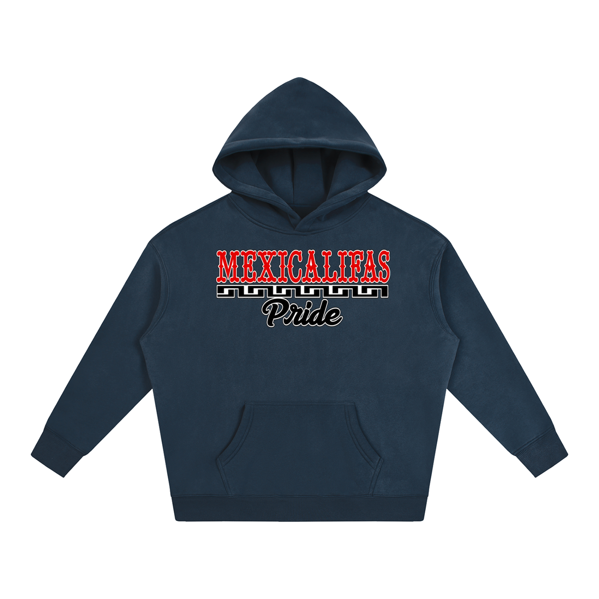 Mexicalifas Pride 2.0 Oversize Fleeced Hoodie