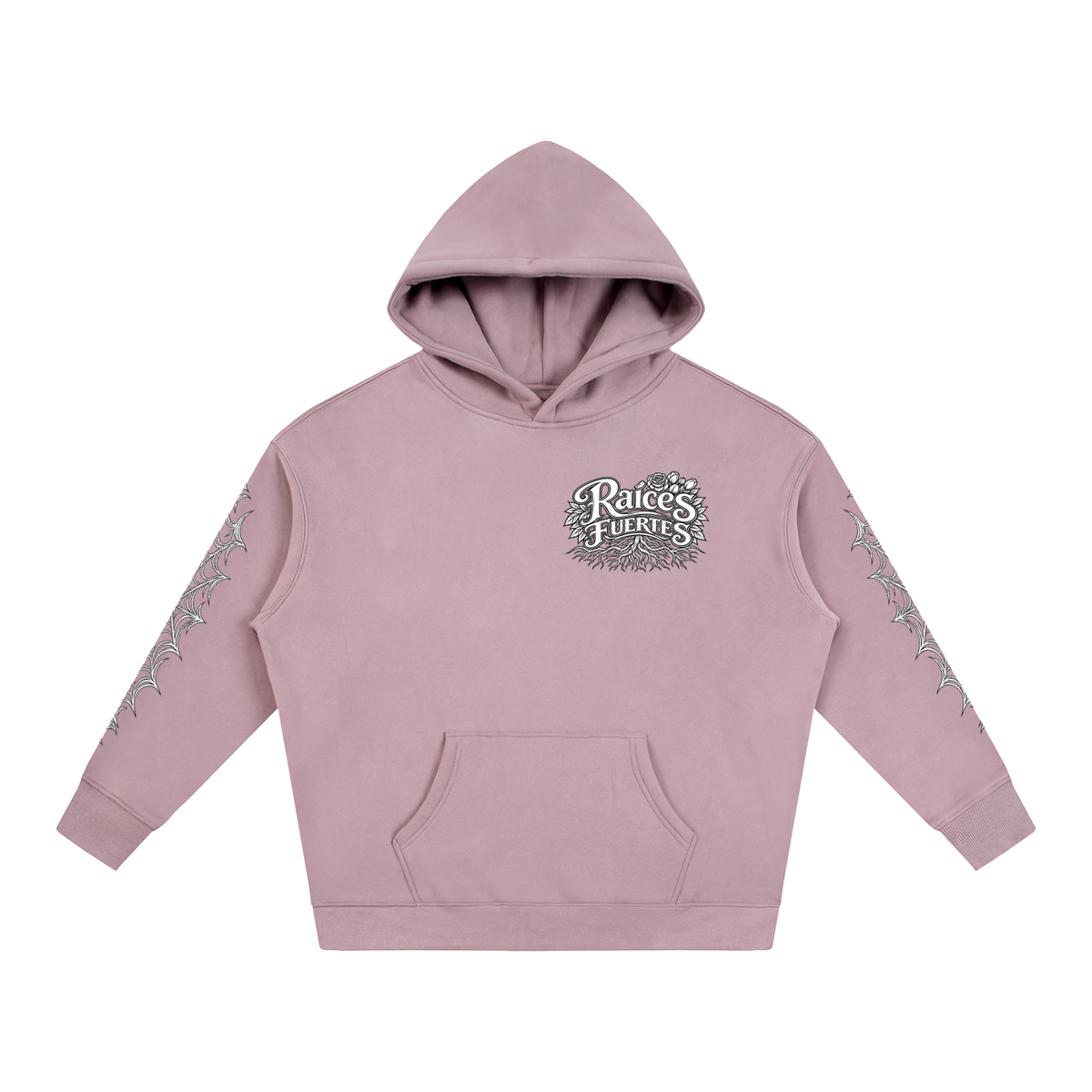Skulls Oversize Fleeced Hoodie