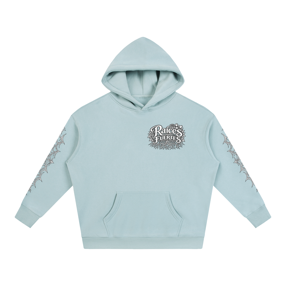 Skulls Oversize Fleeced Hoodie