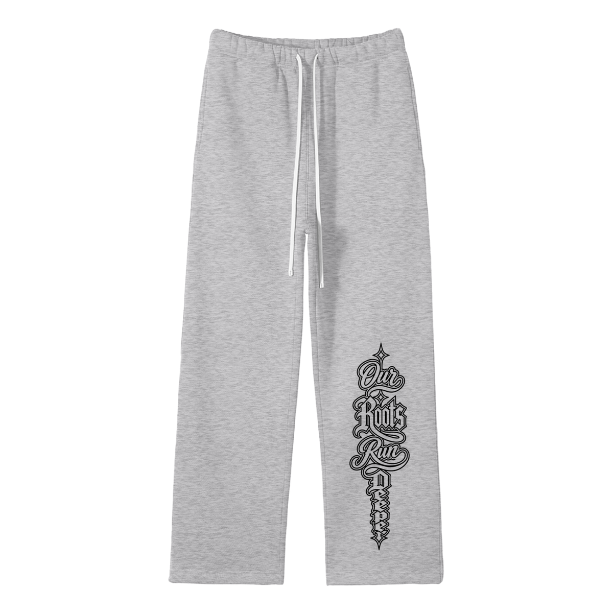 ORRD Black Lettering 2.0 Unisex Straight Leg Pants