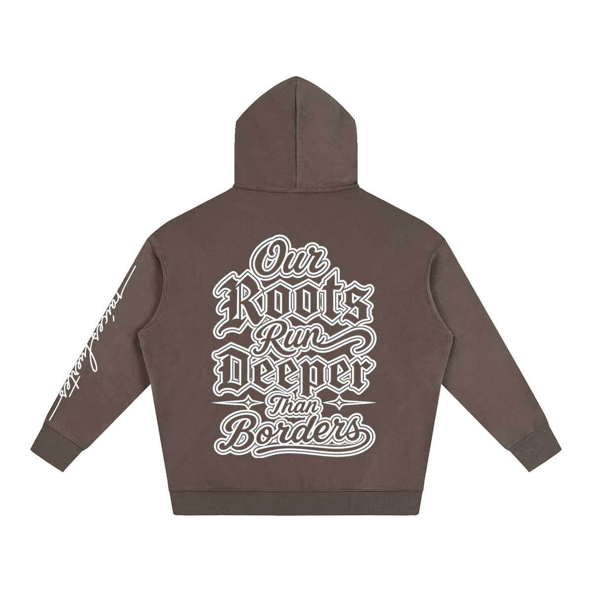 Our Roots Run Deeper 2.0 Oversize Fleeced Hoodie