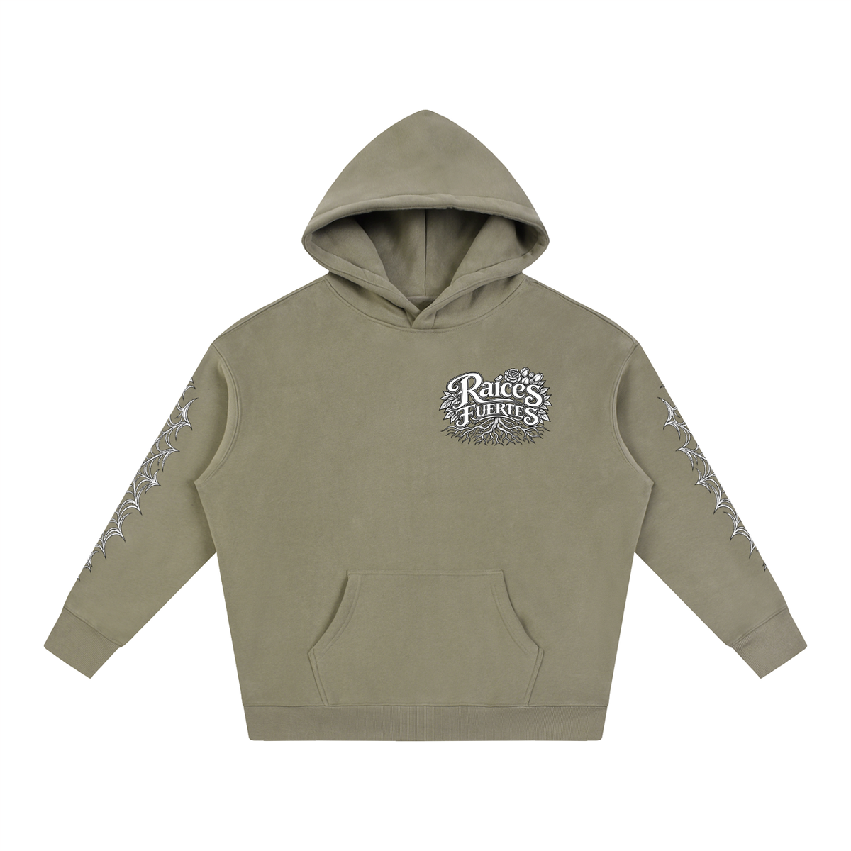 Skulls Oversize Fleeced Hoodie