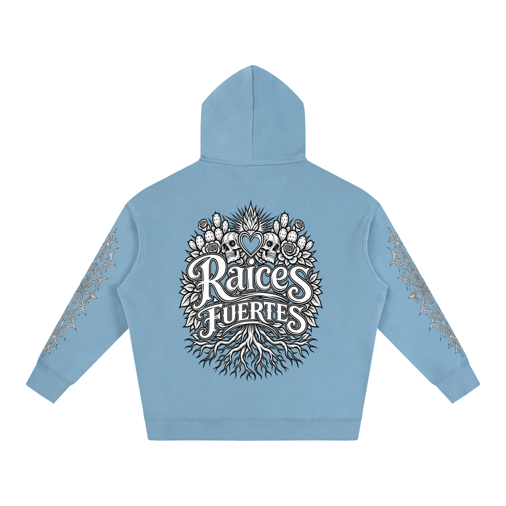 Skulls Oversize Fleeced Hoodie