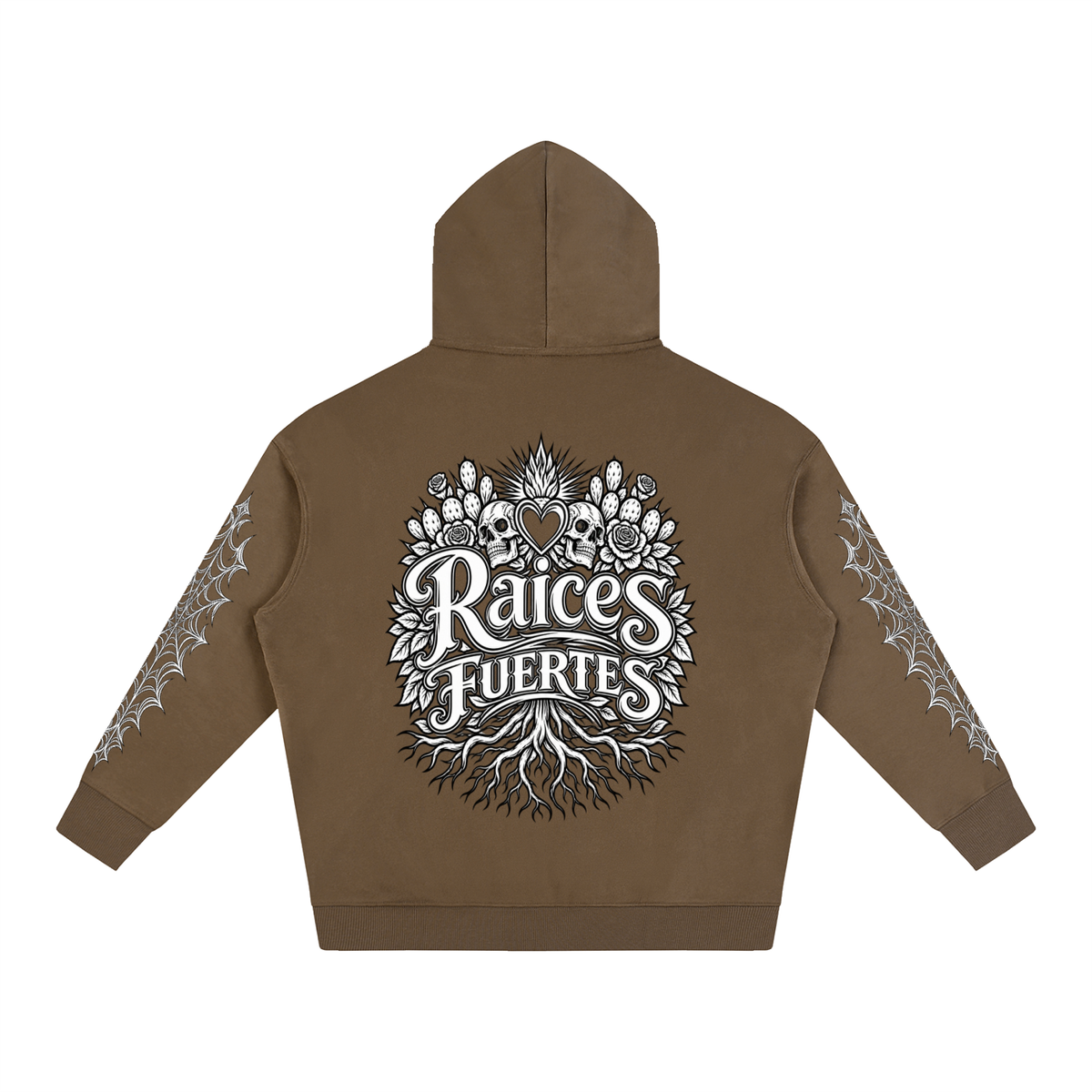 Skulls Oversize Fleeced Hoodie