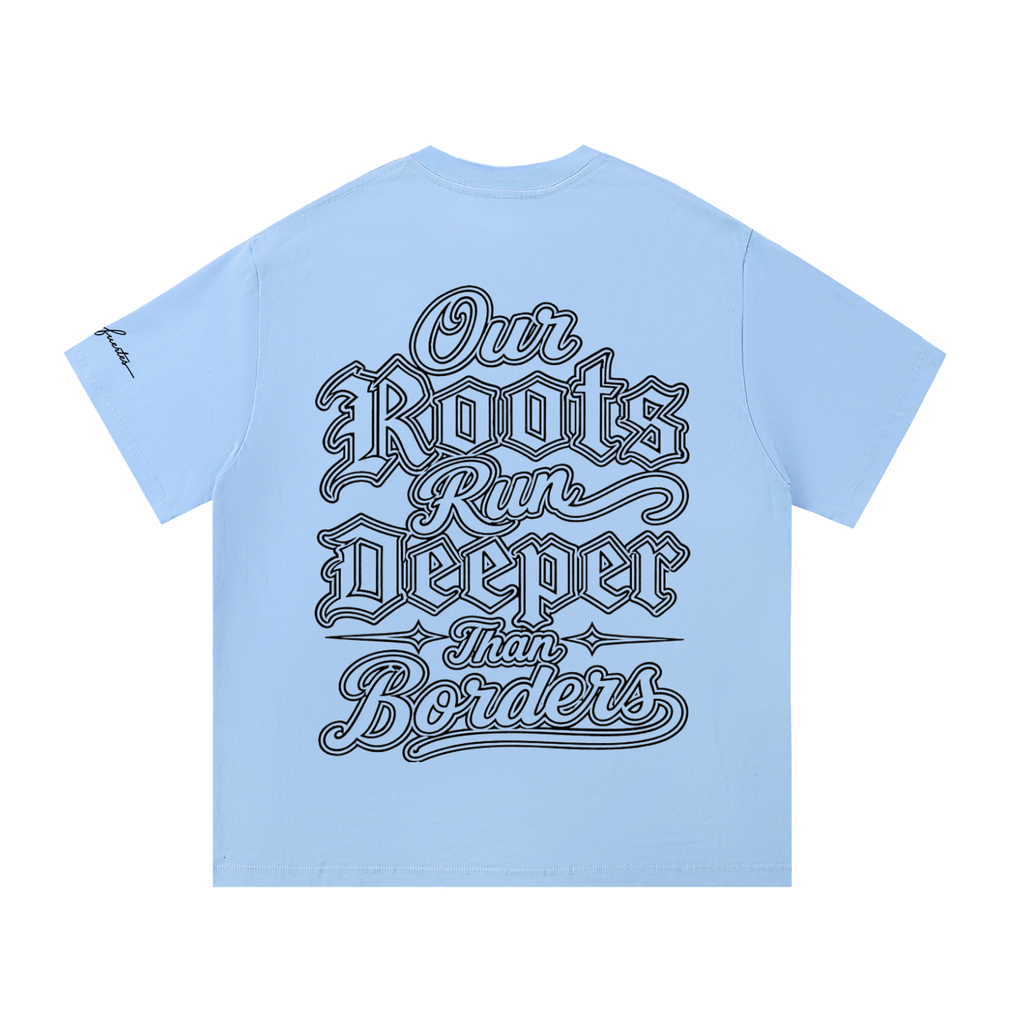 Our Roots Run Deeper Black Lettering Essential Cotton T-Shirt