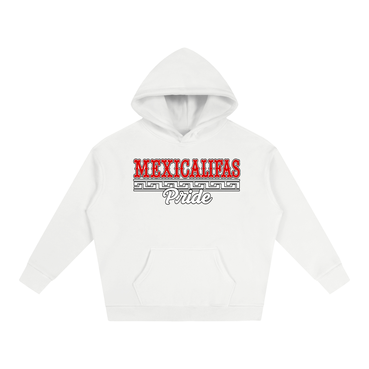 Mexicalifas Pride Oversize Fleeced Hoodie