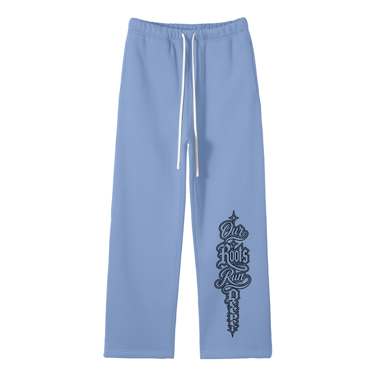 ORRD Black Lettering 2.0 Unisex Straight Leg Pants