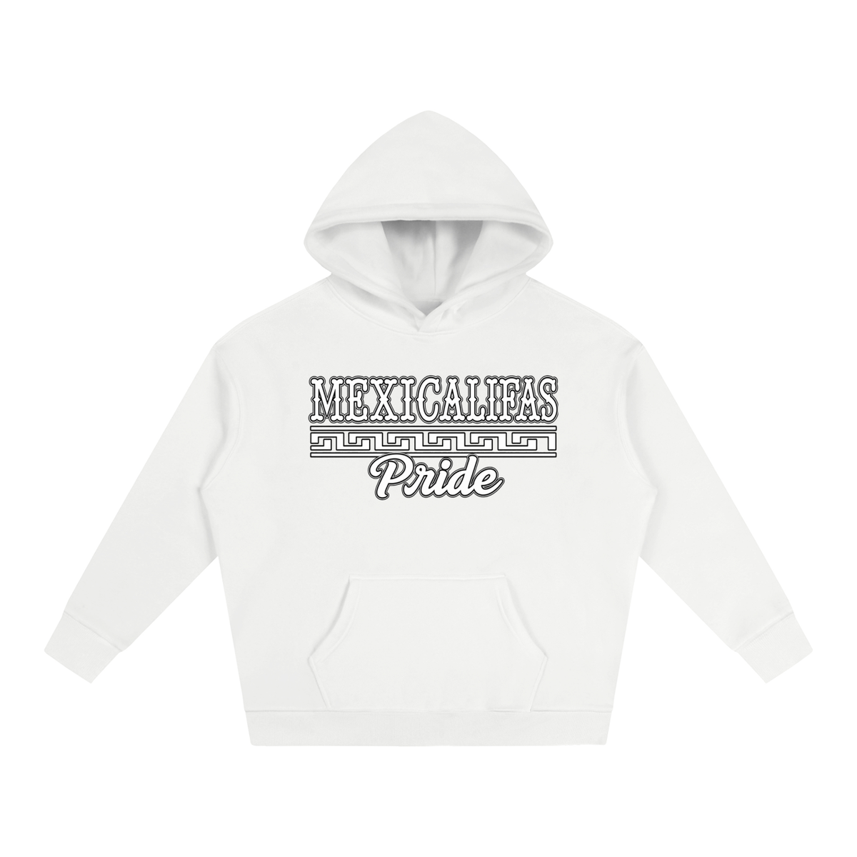 Mexicalifas Pride 3.0 Oversize Fleeced Hoodie
