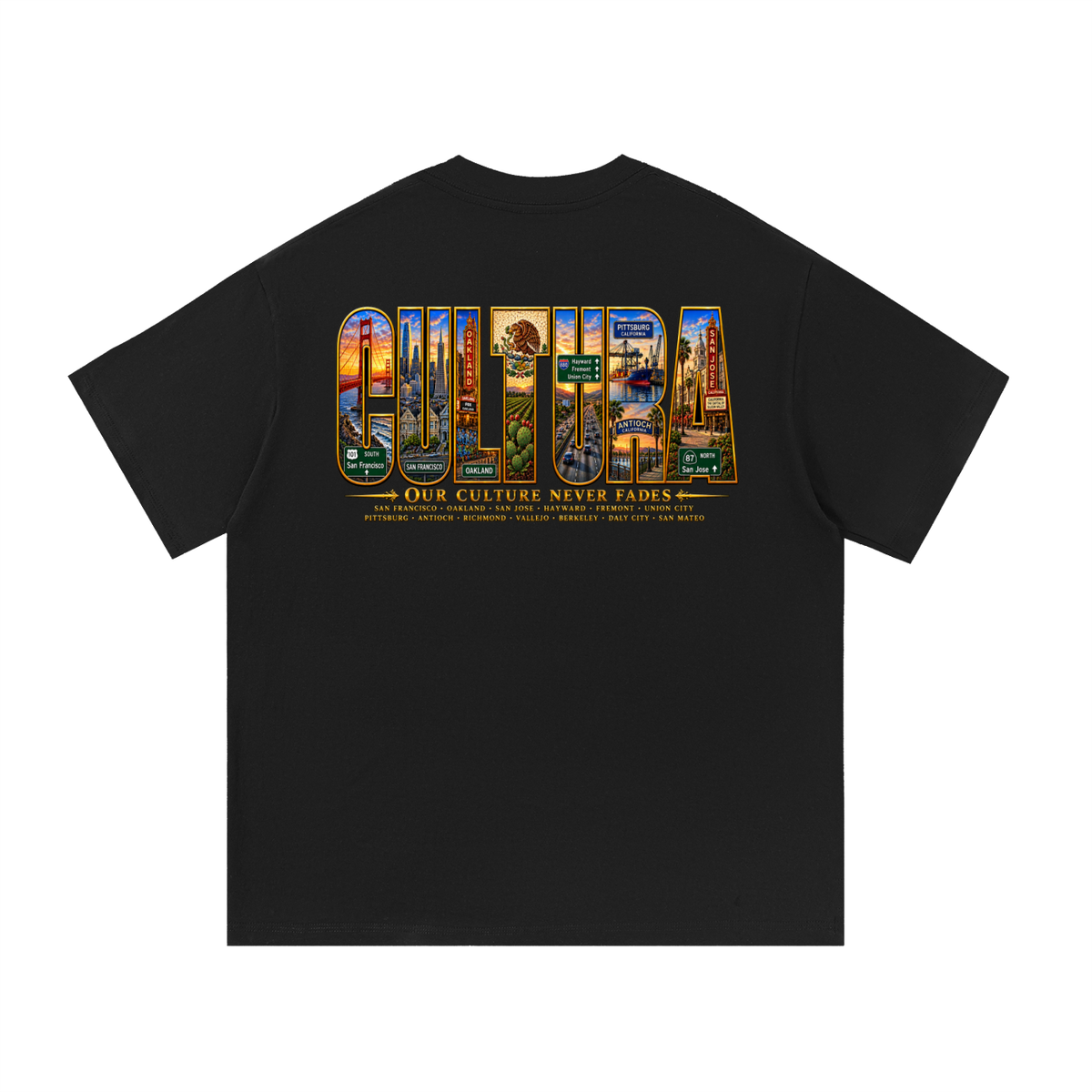 Mi Cultura 3.0 Bay Area Essential Cotton T-Shirt