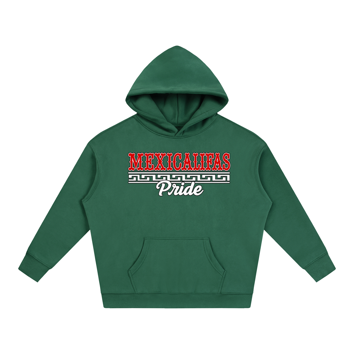 Mexicalifas Pride Oversize Fleeced Hoodie