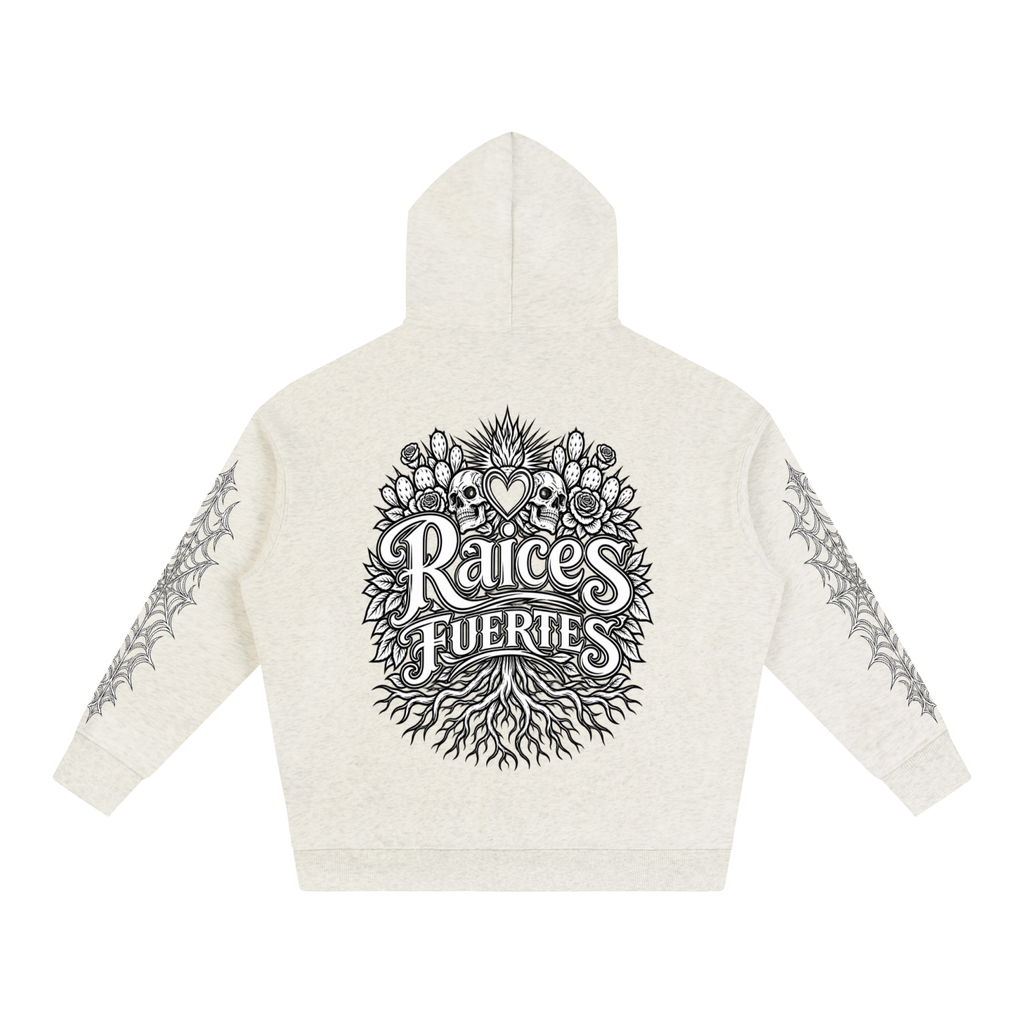 Skulls Oversize Fleeced Hoodie