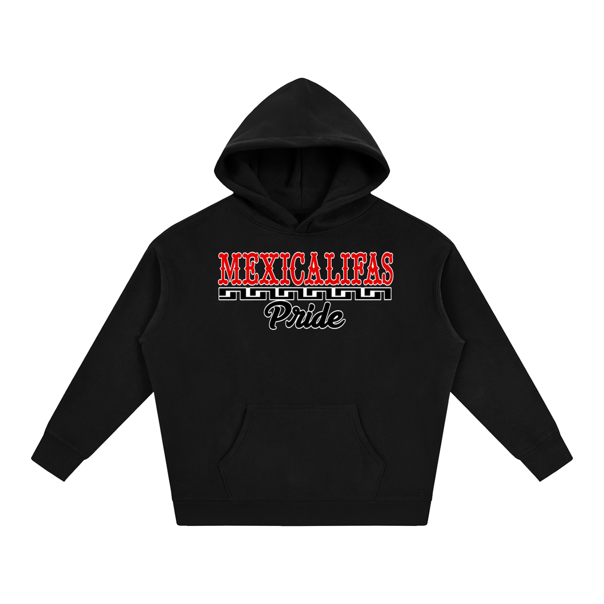 Mexicalifas Pride 2.0 Oversize Fleeced Hoodie