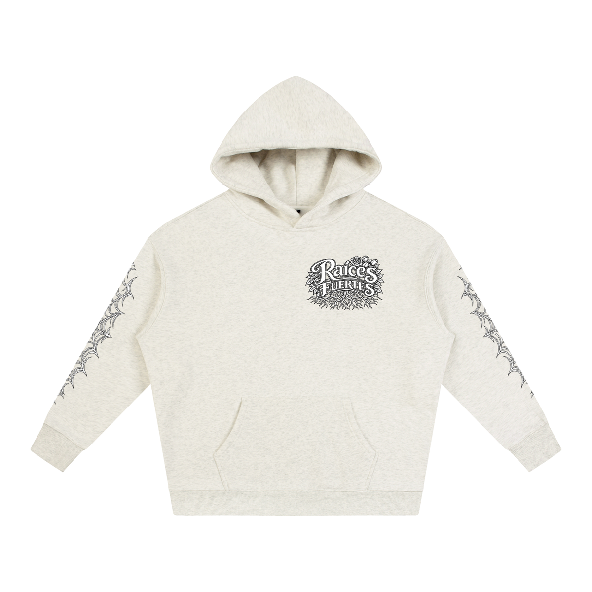 Skulls Oversize Fleeced Hoodie