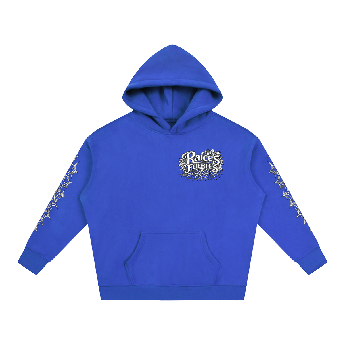Skulls Oversize Fleeced Hoodie