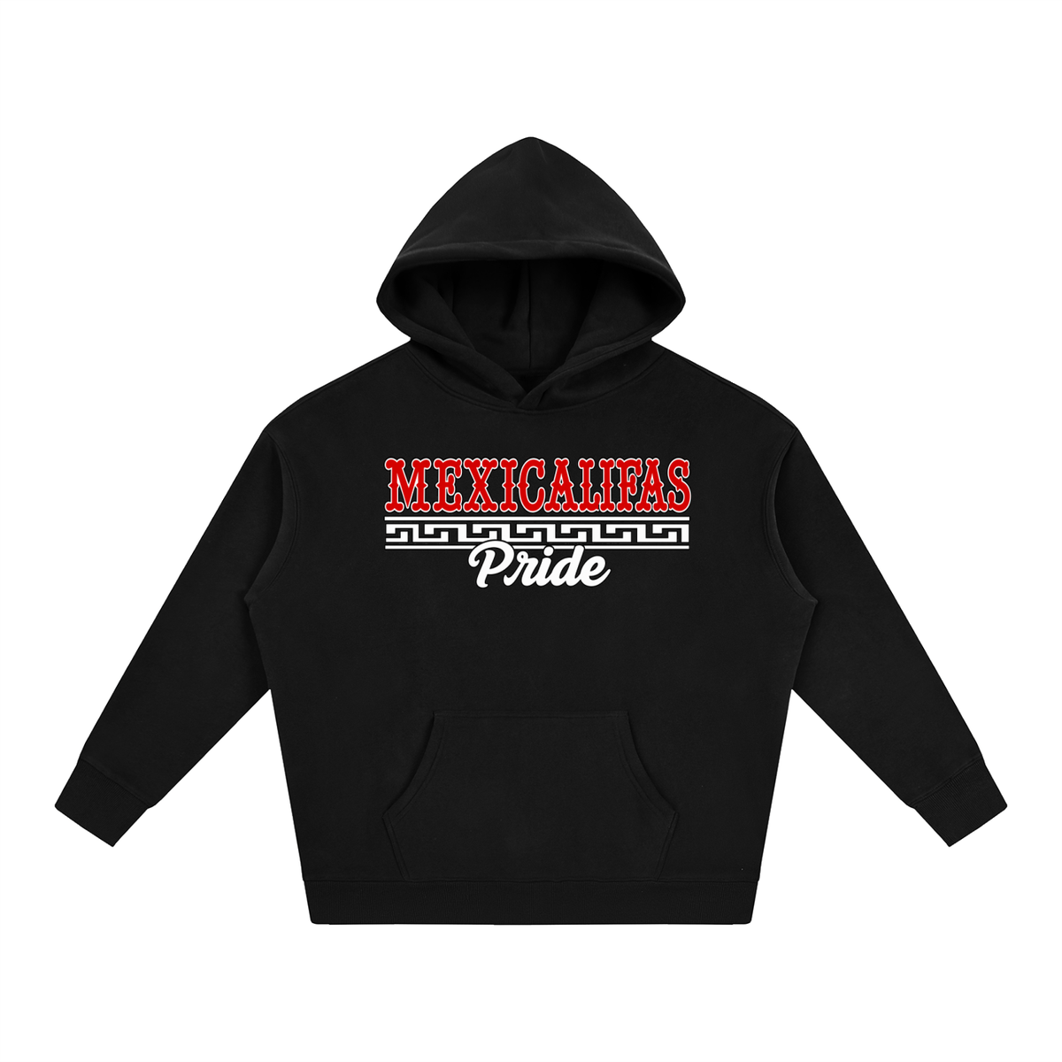 Mexicalifas Pride Oversize Fleeced Hoodie
