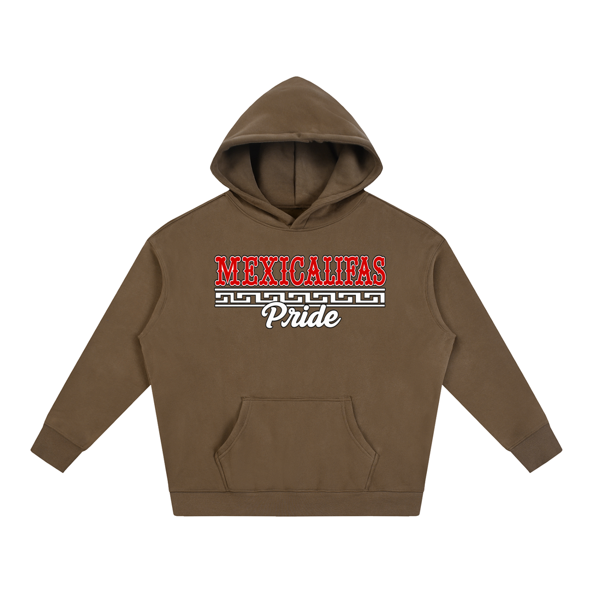Mexicalifas Pride Oversize Fleeced Hoodie