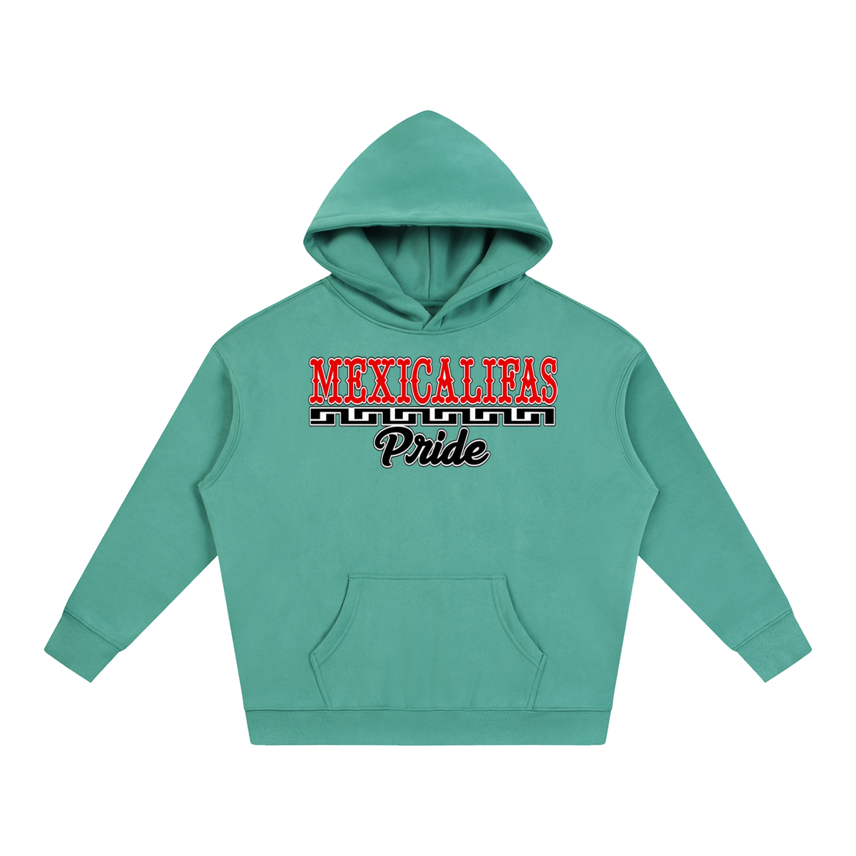 Mexicalifas Pride 2.0 Oversize Fleeced Hoodie