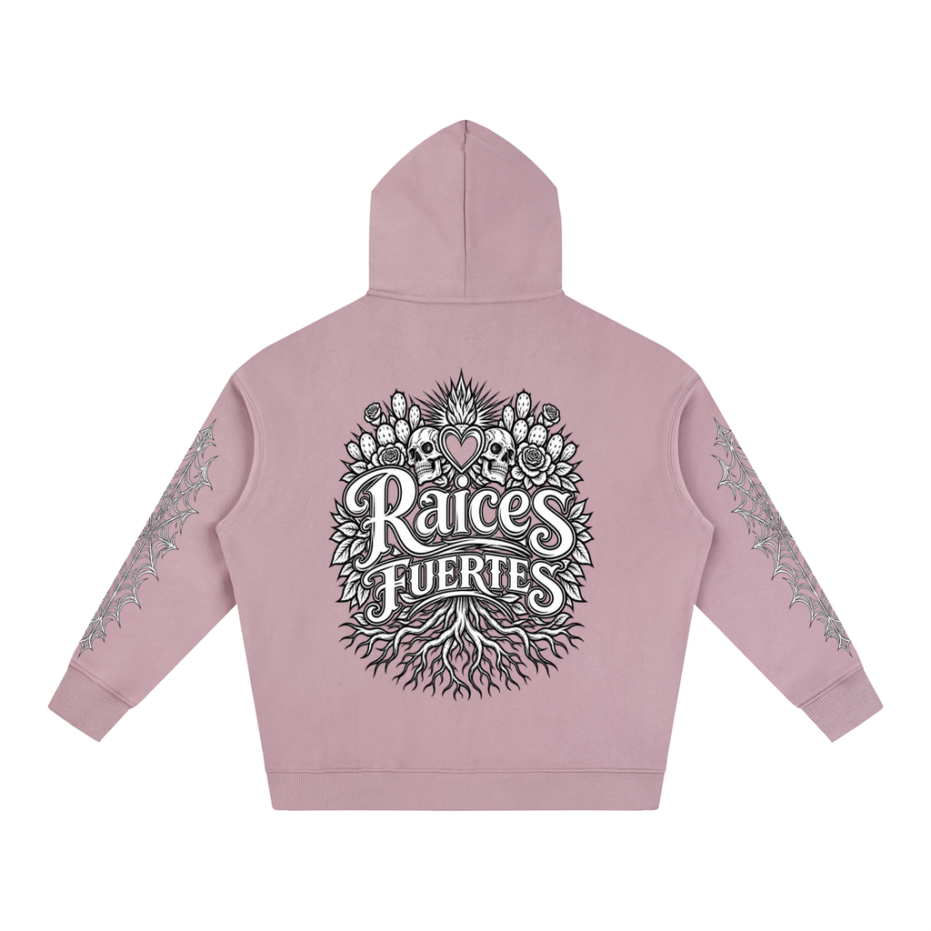 Skulls Oversize Fleeced Hoodie