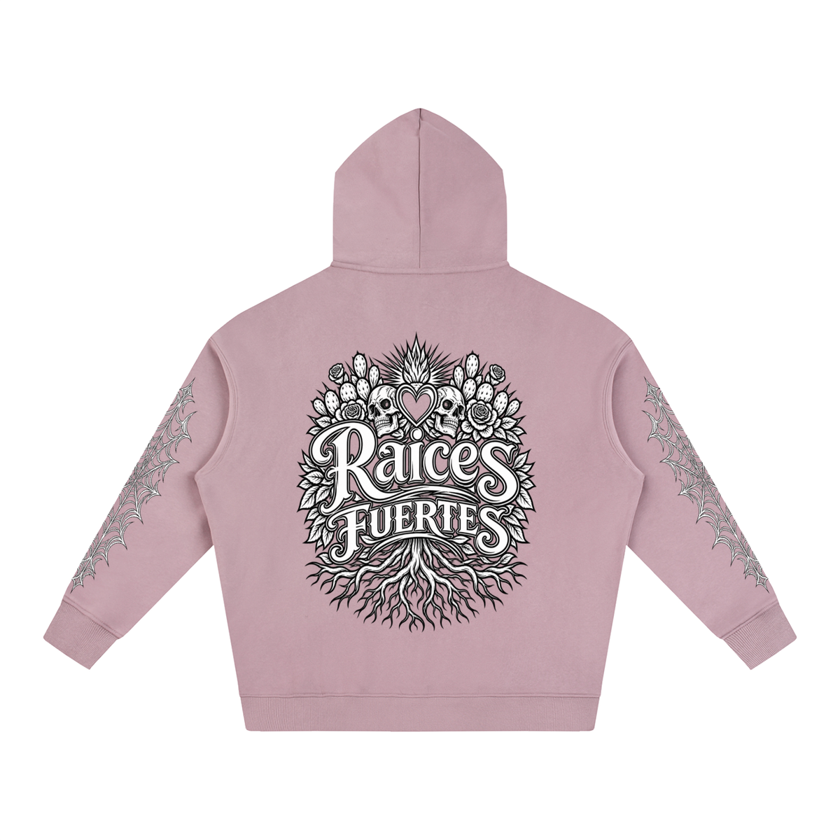 Skulls Oversize Fleeced Hoodie