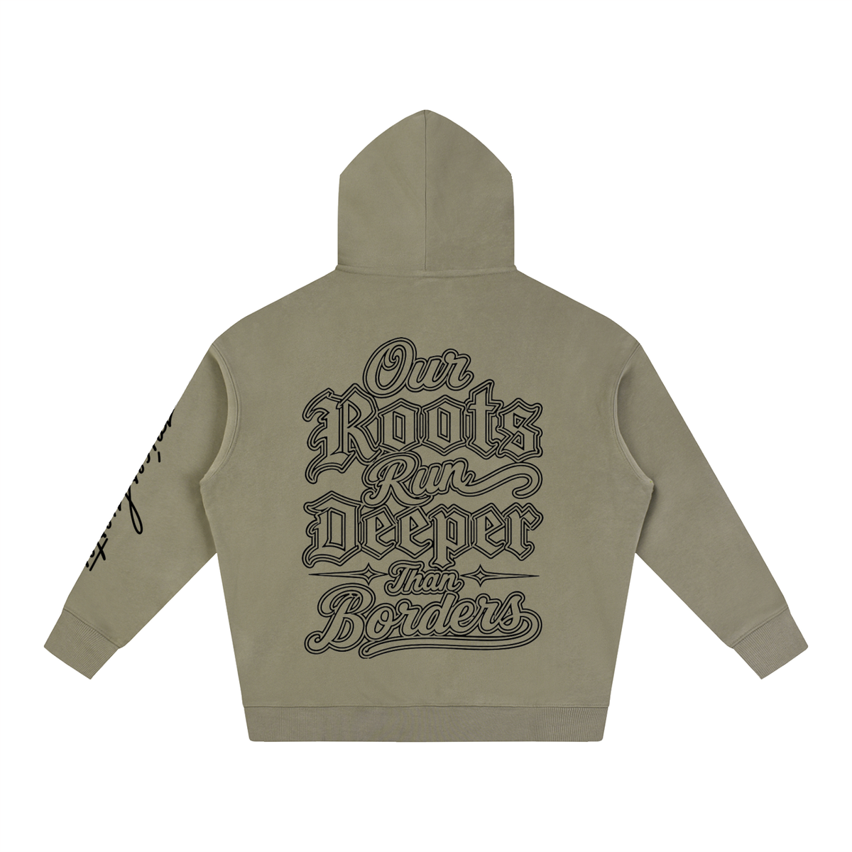 Our Roots Run Deeper 3.0 Oversize Fleeced Hoodie