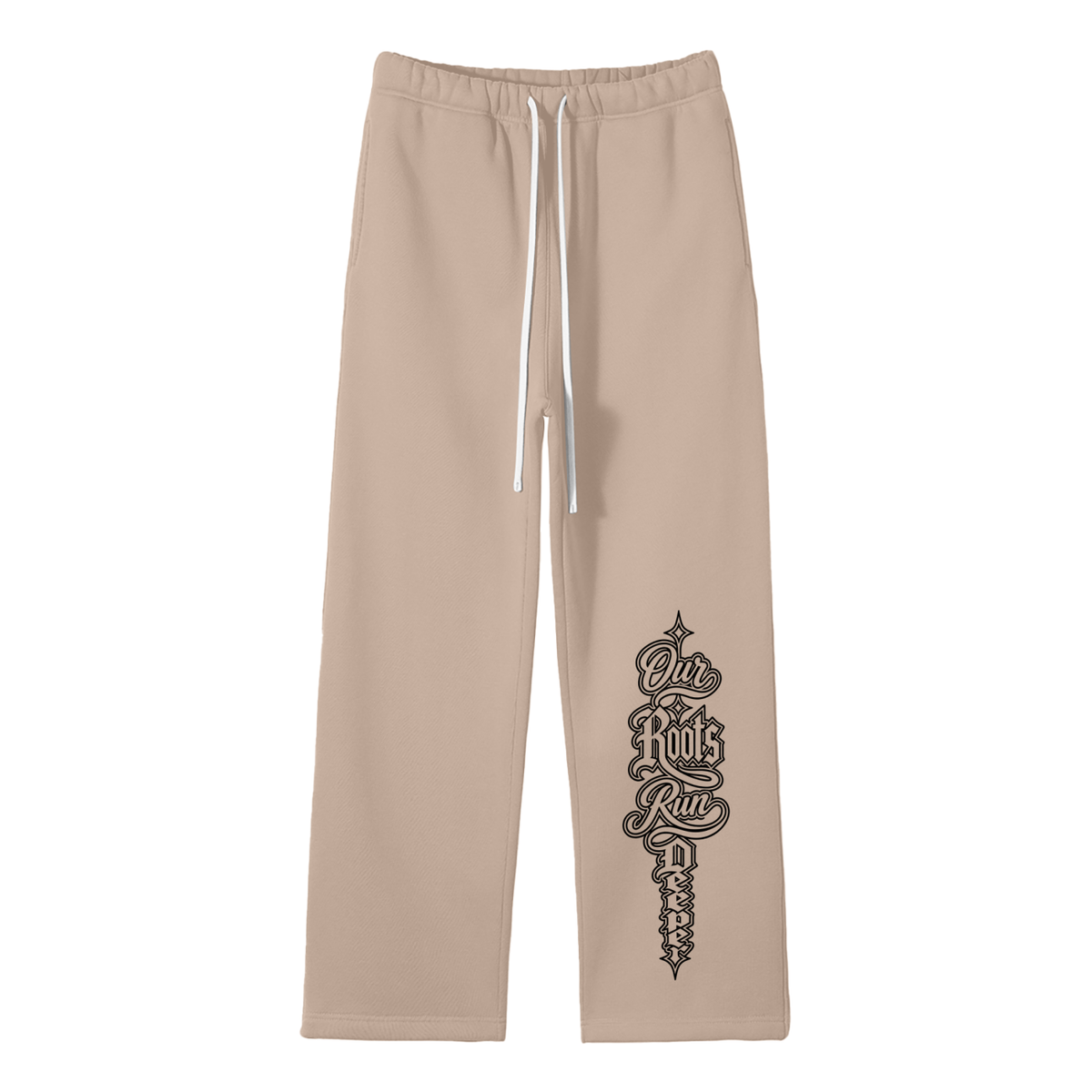 ORRD Black Lettering 2.0 Unisex Straight Leg Pants