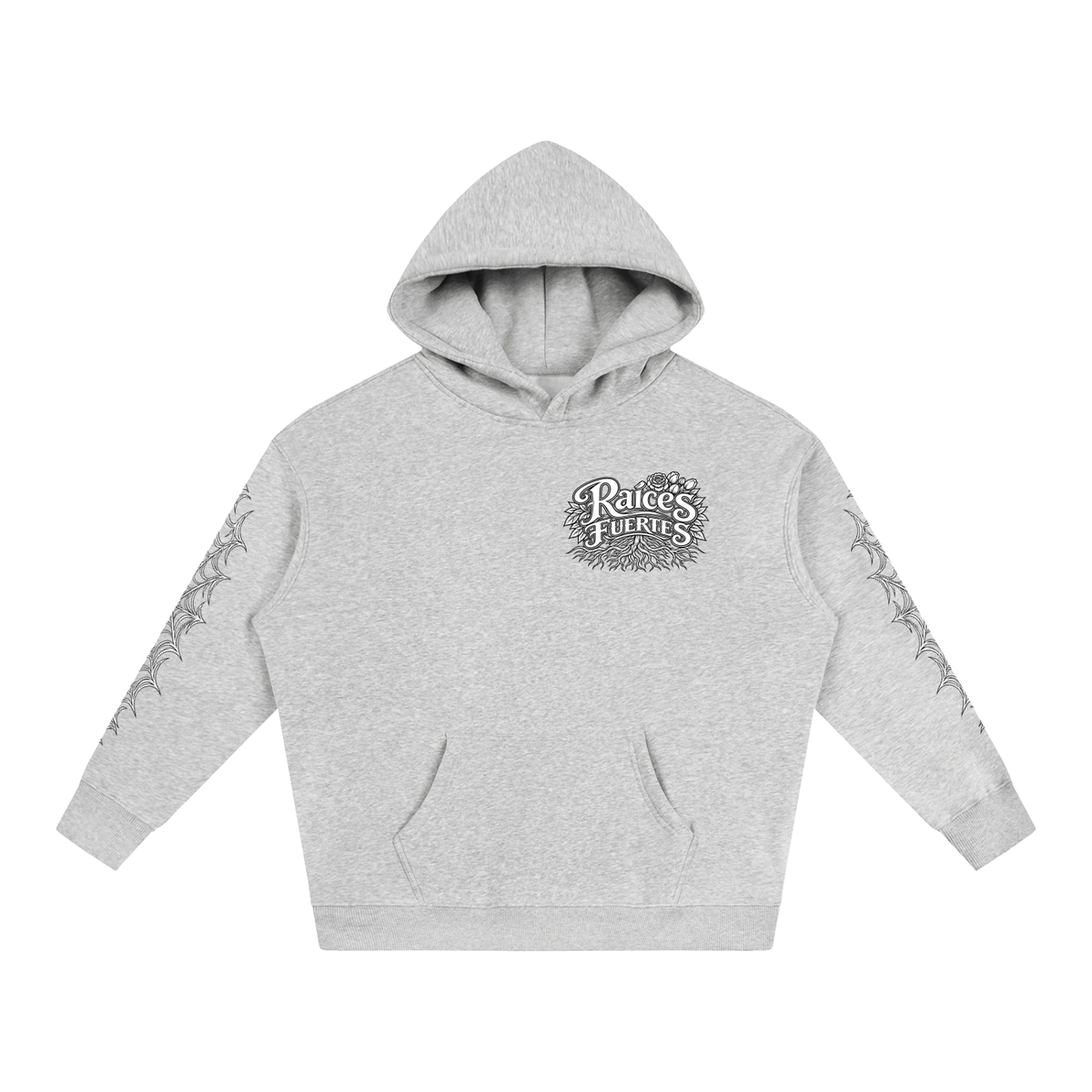 Skulls Oversize Fleeced Hoodie