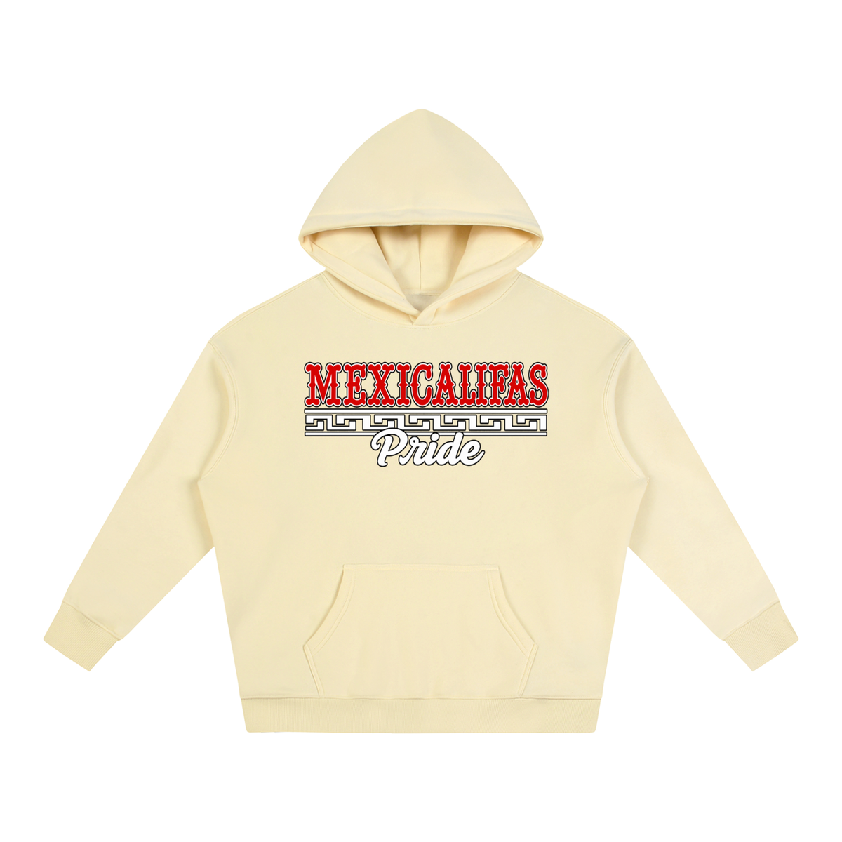 Mexicalifas Pride Oversize Fleeced Hoodie