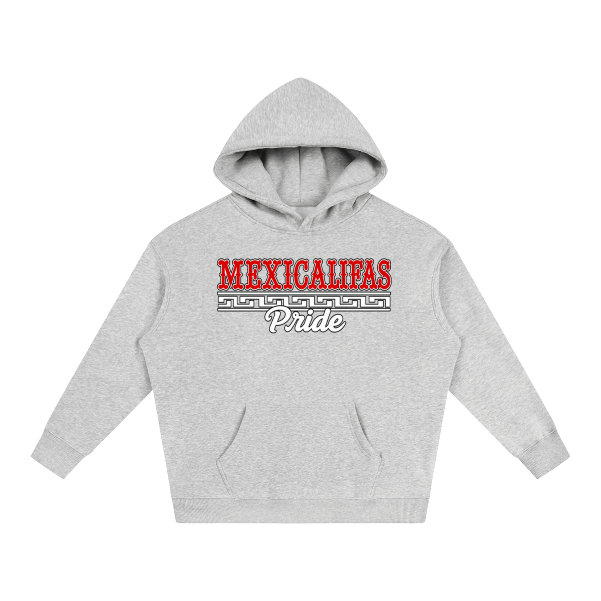 Mexicalifas Pride Oversize Fleeced Hoodie