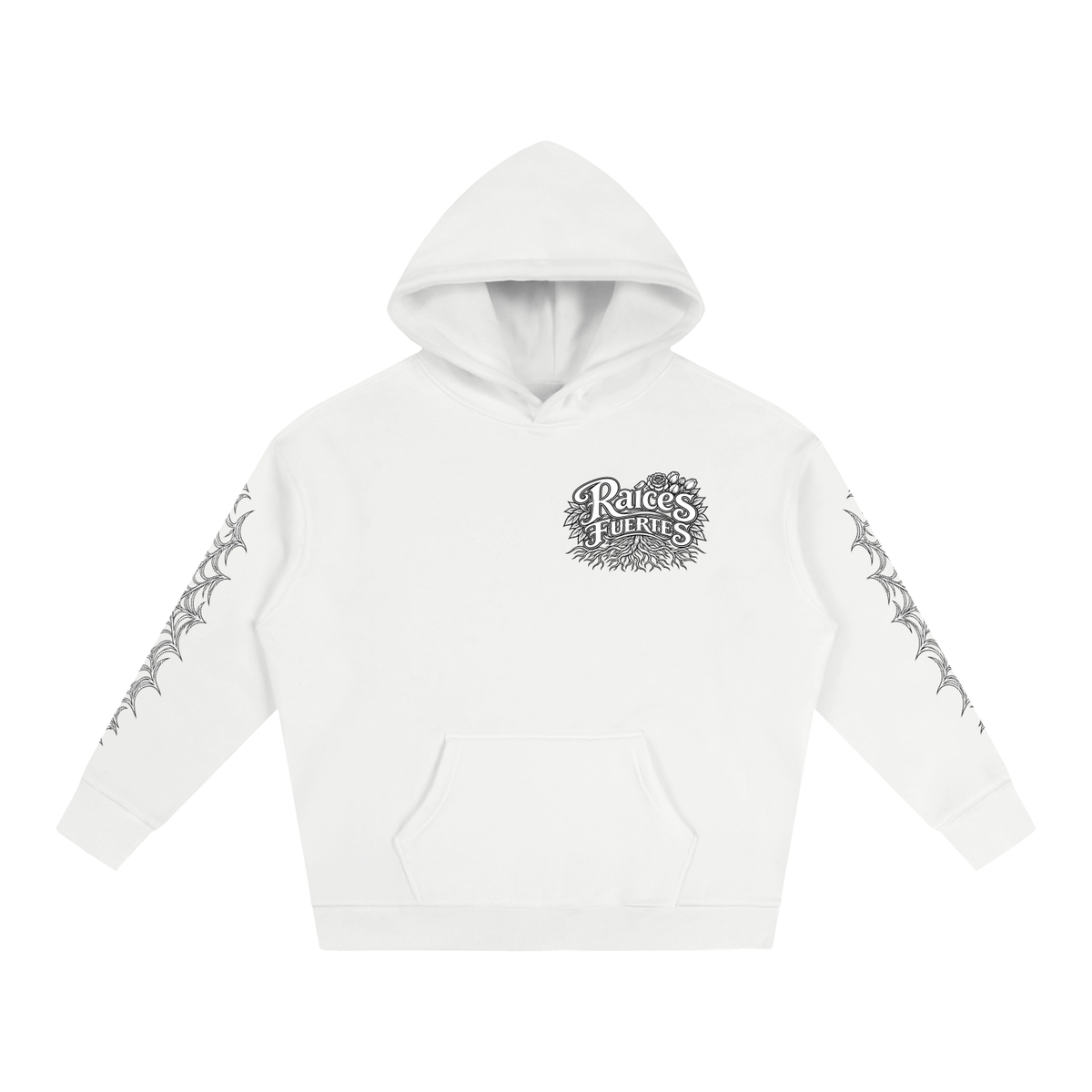Skulls Oversize Fleeced Hoodie