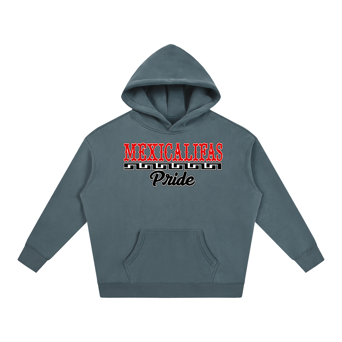 Mexicalifas Pride 2.0 Oversize Fleeced Hoodie