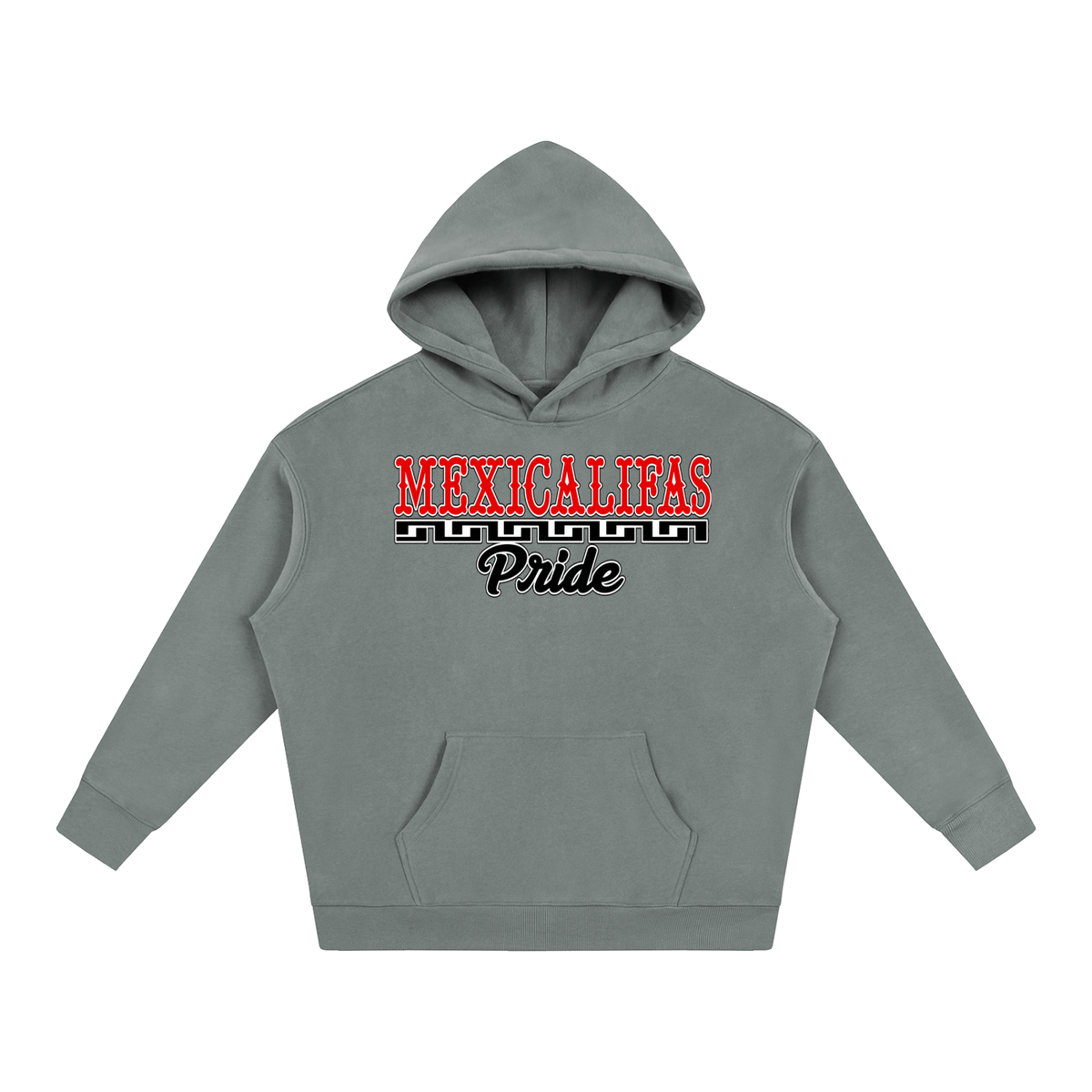 Mexicalifas Pride 2.0 Oversize Fleeced Hoodie