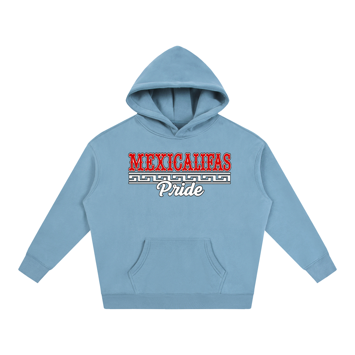 Mexicalifas Pride Oversize Fleeced Hoodie