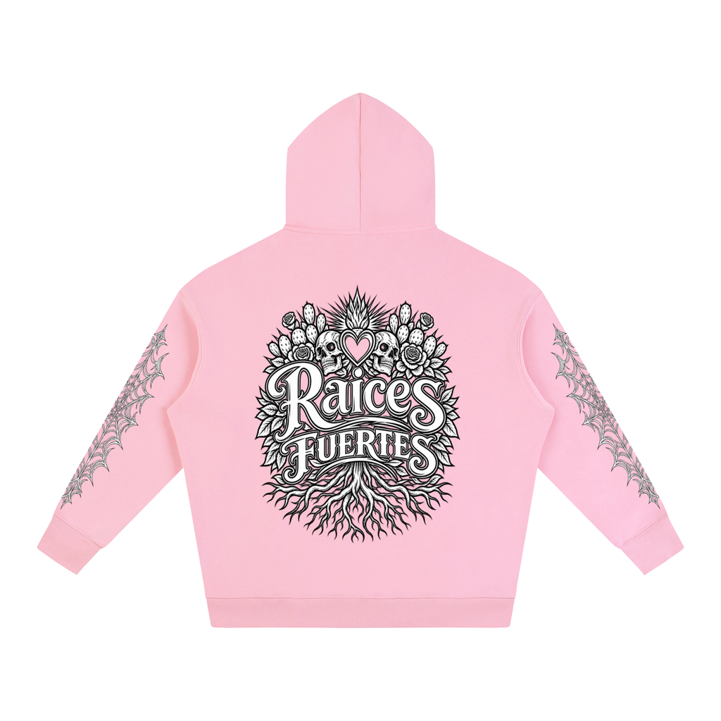 Skulls Oversize Fleeced Hoodie