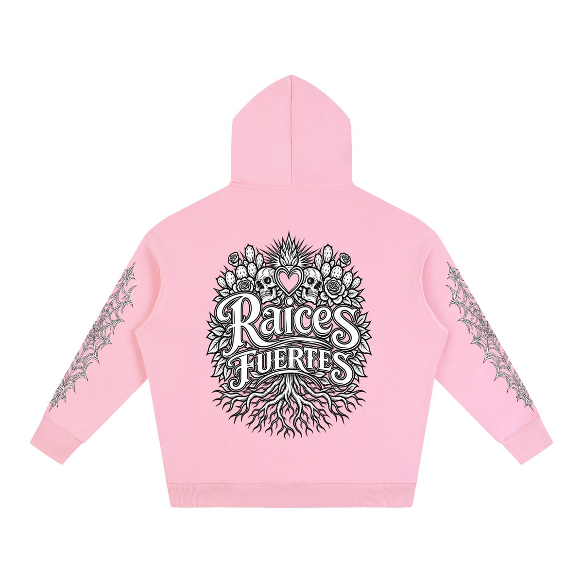 Skulls Oversize Fleeced Hoodie