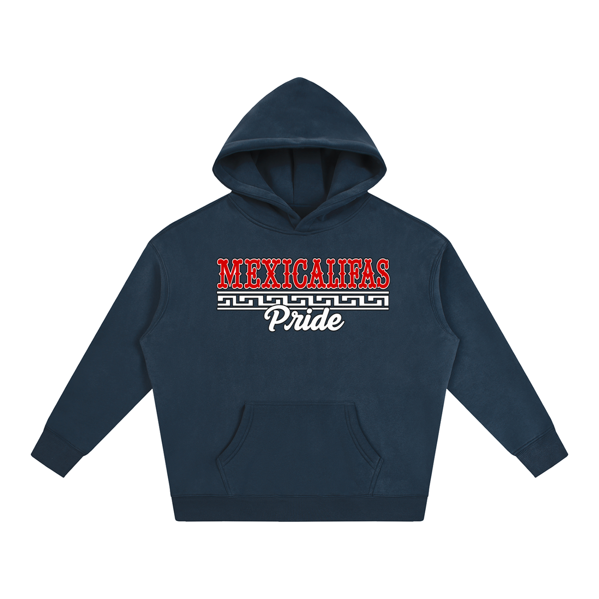 Mexicalifas Pride Oversize Fleeced Hoodie