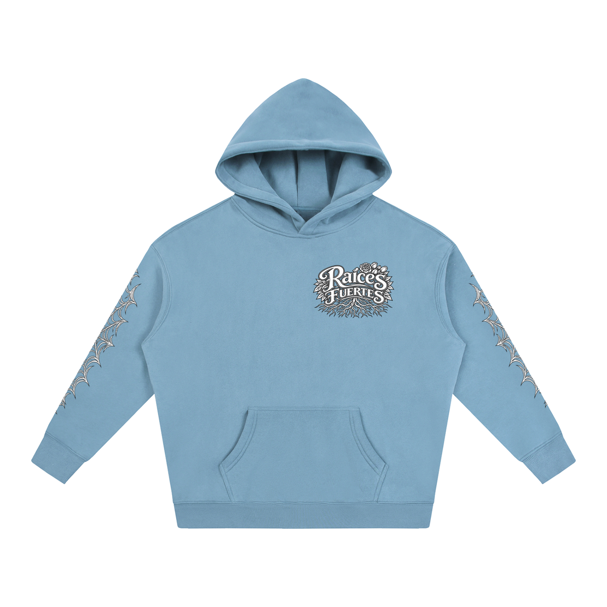 Skulls Oversize Fleeced Hoodie