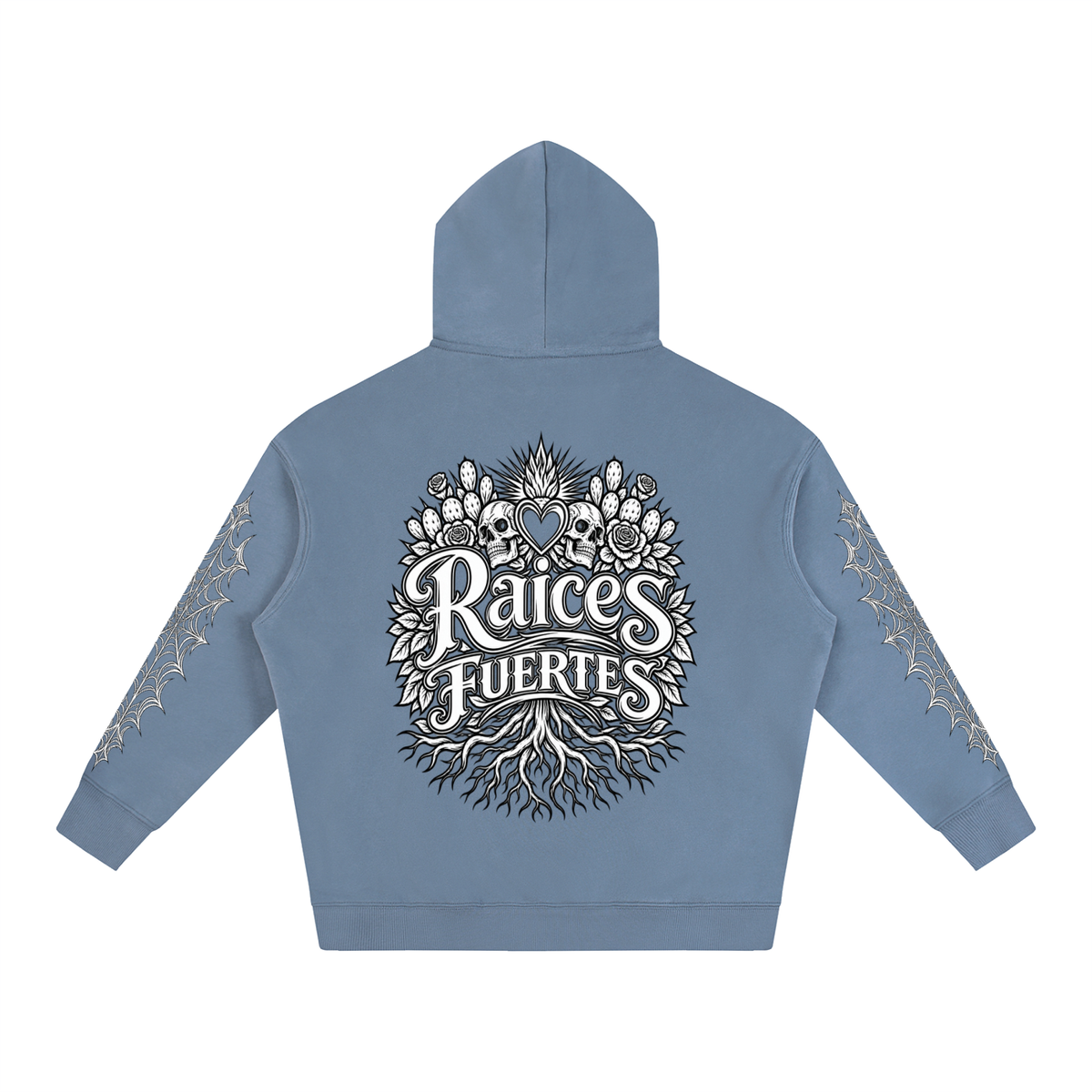 Skulls Oversize Fleeced Hoodie
