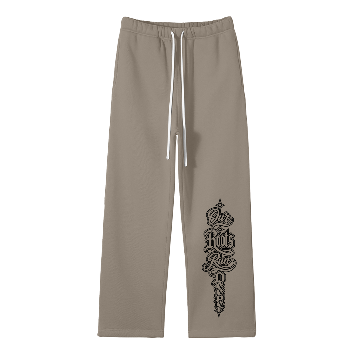 ORRD Black Lettering 2.0 Unisex Straight Leg Pants