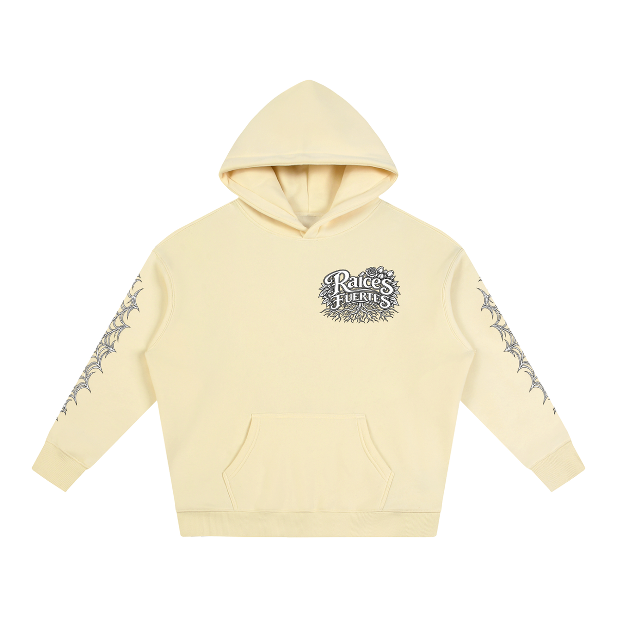 Skulls Oversize Fleeced Hoodie