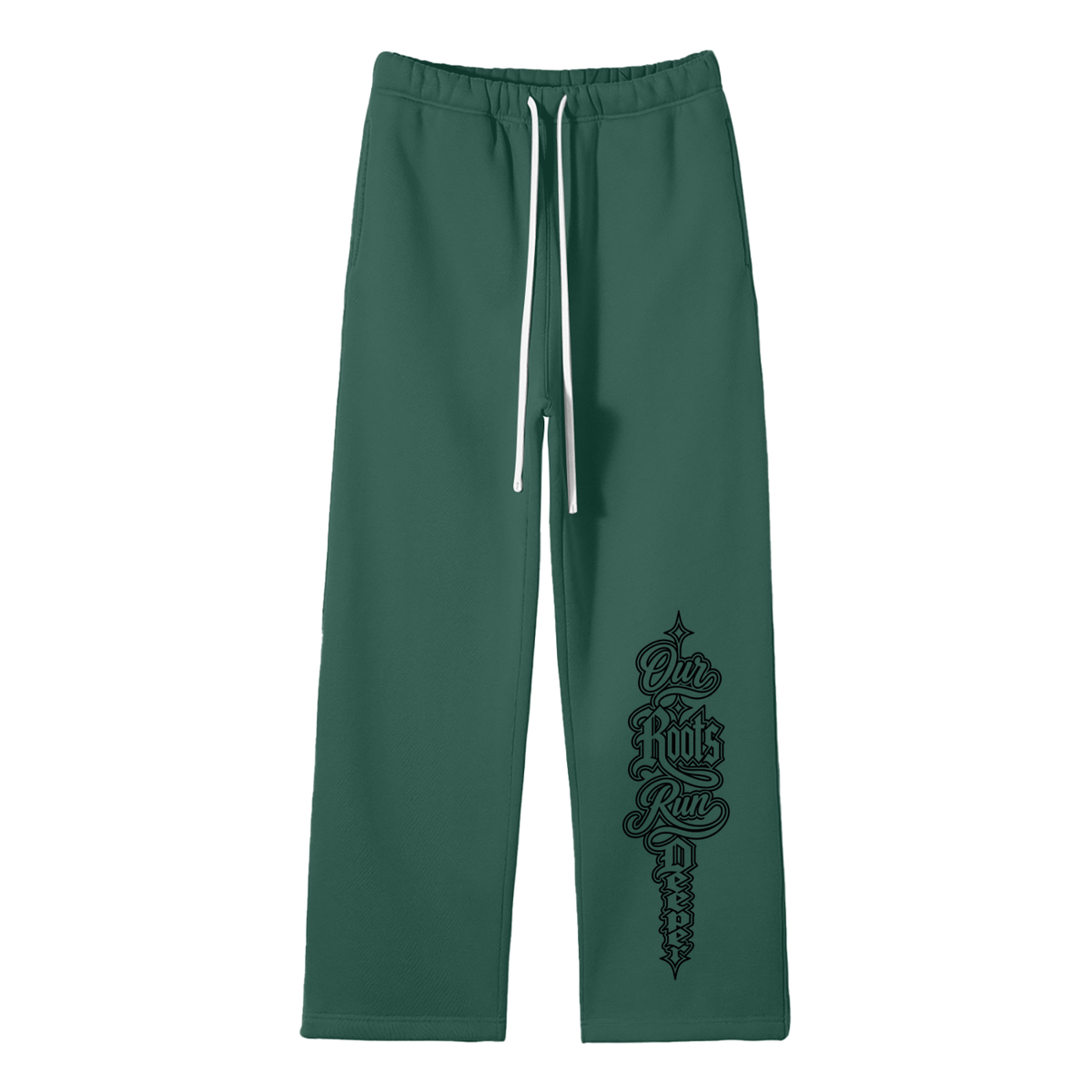ORRD Black Lettering 2.0 Unisex Straight Leg Pants