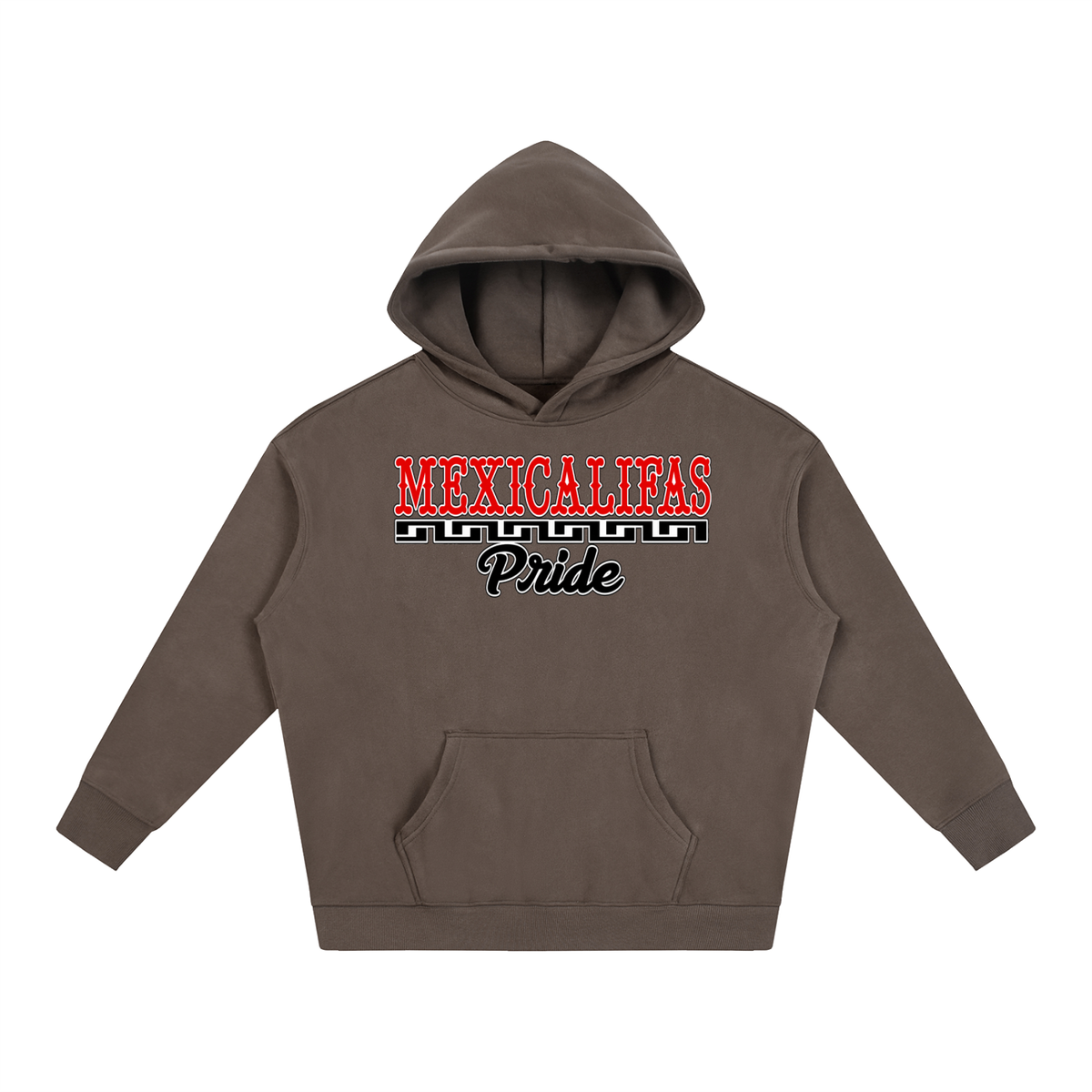 Mexicalifas Pride 2.0 Oversize Fleeced Hoodie